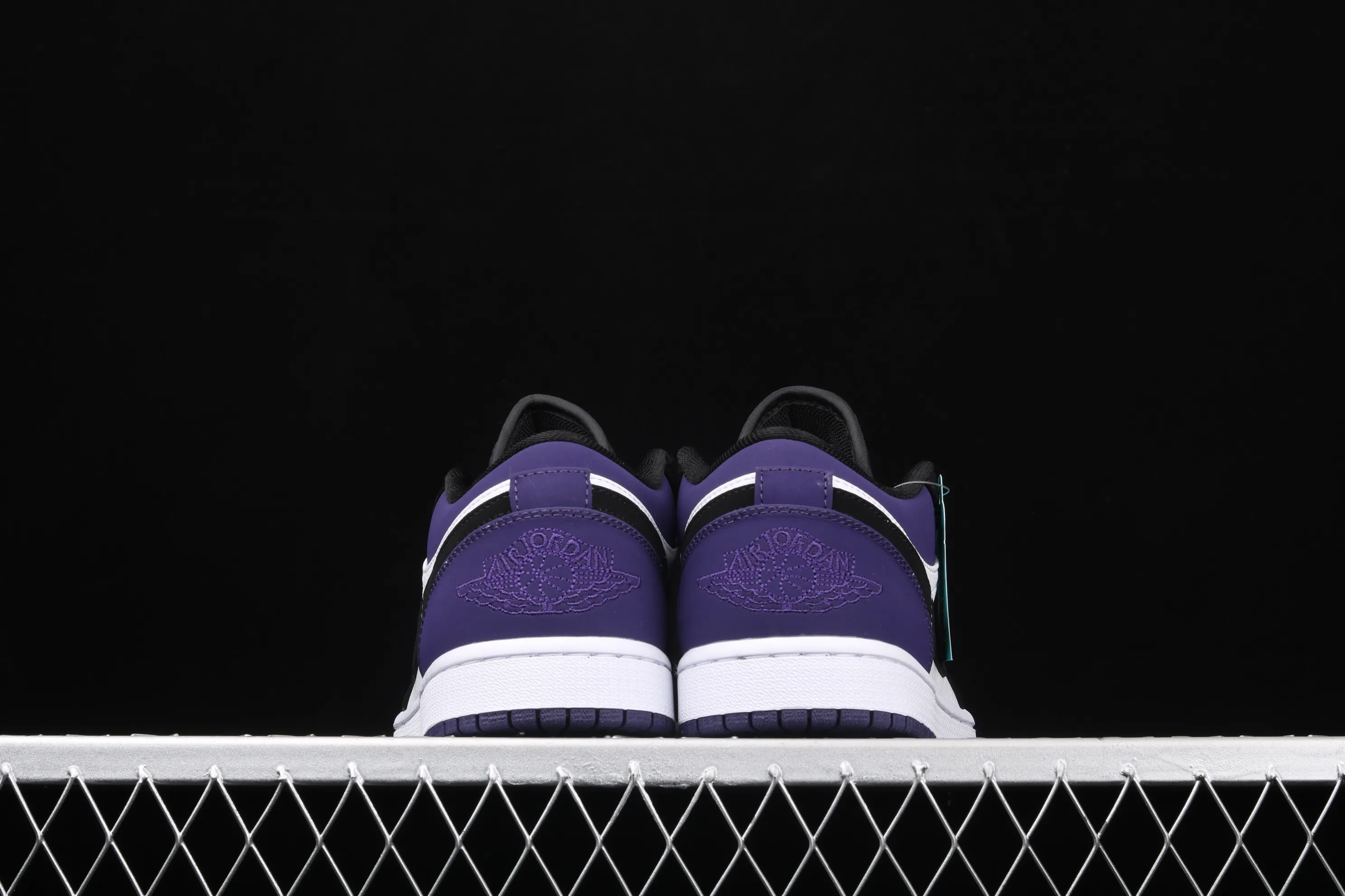 All categories Air Jordan Jordan series basketball shoes Air Jordan 1 Low New version Air Jordan 1 Low Court Purple AJ1 Joe 1 low top suede black purple toe 553558-125